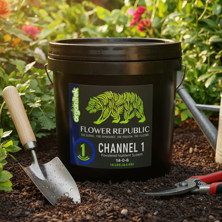 10lb Pail of Flower Republic Channel 1 powdered nutrient. 